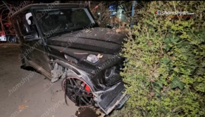 В Ереване столкнулось два автомобиля: один из водителей был пьян