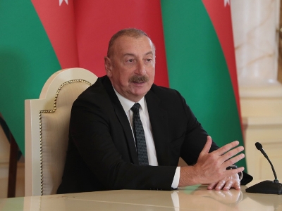 Алиев заявил, что именно Азербайджан подготовил и представил проект мирного соглашения с Арменией