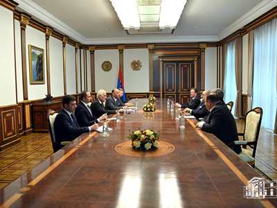 Վահագն Խաչատուրյանն ընդունել է շվեյցարահայ գործարար և բարերար Վահե Գաբրաշին