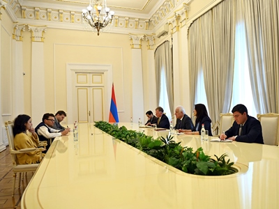 Հանրապետության նախագահն ընդունել է ֆրանսիացի մտավորականների