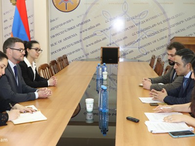 ԱՍՀ փոխնախարարը և դեսպան Գալագերը քննարկել են սոցիալական պաշտպանության ոլորտում բարեփոխումները