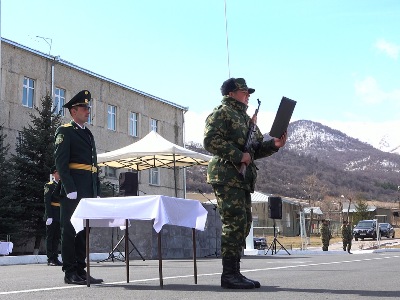 ՀՀ ԱԱԾ սահմանապահ զորքերում տեղի ունեցավ նորակոչիկ զինծառայողների երդման արարողություն