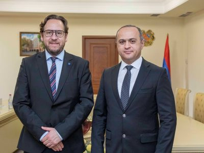 Գերմանիայի՝ Հարավային Կովկասում քրեական գործերով գլխավոր հանձնակատարն այցելել է ՀՀ քննչական կոմիտե