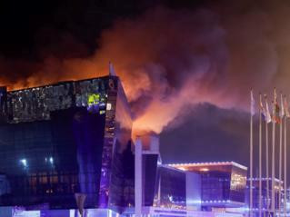 Crocus City Hall fire area reaches 12900 square meters