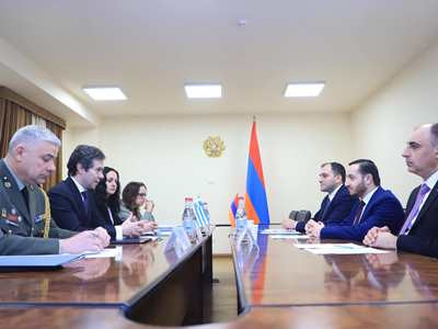 Մխիթար Հայրապետյանն ընդունել է Հունաստանի դեսպան Խրիստոս Սոֆիանոպուլոսին