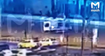 Обнародованы кадры первых секунд атаки террористов на «Крокус»