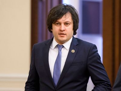 Georgia premier Irakli Kobakhidze arrives in Armenia