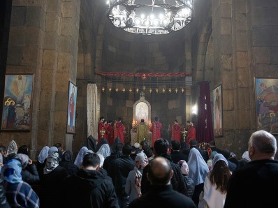 Ավագ հինգշաբթին Մայր Աթոռ Սուրբ Էջմիածնում (ֆոտո)