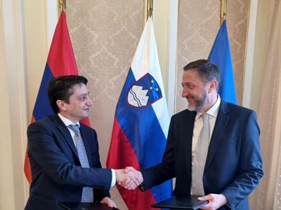 Հայաստանի և Սլովենիայի ֆինանսների նախարարությունները կնքել են տեխնիկական համագործակցության մասին հուշագիր