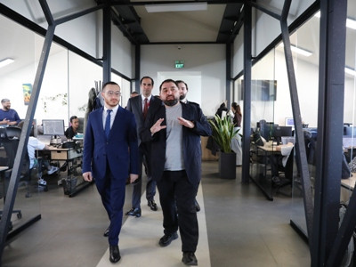 «ՍոֆթԿոնստրակտ» տեխնոլոգիական ընկերություն է այցելել Բարձր տեխնոլոգիական արդյունաբերության նախարարը
