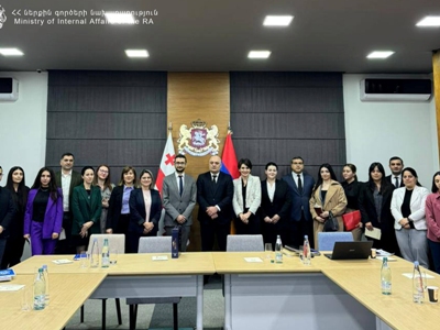 ՆԳՆ ղեկավար կազմը մասնակցել են «ԵՄ-ի հետ վիզայի ազատականացման գործընթացի վրացական փորձի դիտարկում» աշխատաժողովին