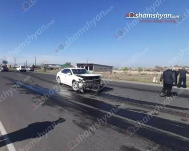 В аварии в Арагацотнской области Армении 5 человек получили ранения