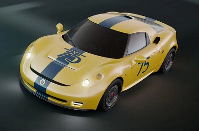Abarth presents 2-seater sports coupe with retro styling
