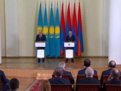 Пашинян - Токаеву: Реализация проекта «Перекресток мира» может радикально изменить ситуацию в регионе