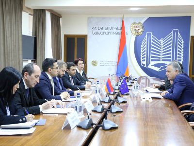 Պապոյանն ու Մարագոսը քննարկել են ՀՀ-ԵՄ առևտրատնտեսական համագործակցության ընդլայնման հեռանկարները