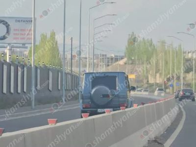 Քրեական պատմություններով հայտնի նորատուսցի Արայի «յաշիկը» երթևեկում է հանդիպակաց գոտով