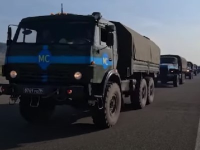 Видео: досрочный вывод российских миротворцев из Нагорного Карабаха