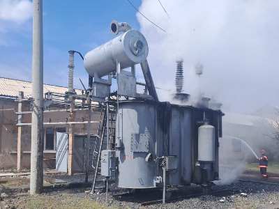 Հրդեհ՝ «Աղին» կայարանին մոտակա էլեկտրական ենթակայանում