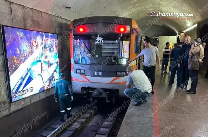 На станции метро «Зоравар Андраник» в Ереване попал под поезд мужчина: он скончался