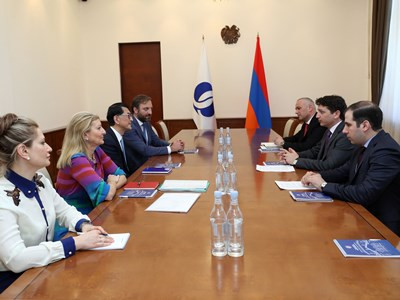 ՀՀ ֆինանսների նախարարն ընդունել է ՎԶԵԲ գլխավոր քարտուղար Կազուհիկո Կոգուչիին