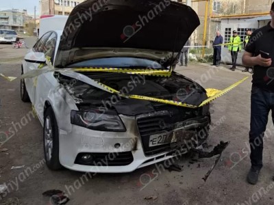 Սևանում հրկիզել են «Audi A4»-ը. սեփականատերը ենթադրյալ հրկիզողի մասին տեղեկություններ է փոխացել իրավապահներին