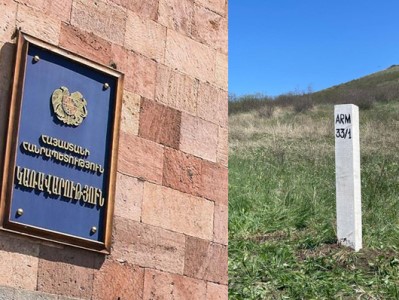В Тавуше на границе с Азербайджаном уже установлены 20 пограничных столбов