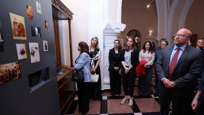 Делегация, прибывшая в Армению по приглашению генпрокурора, посетила Матенадаран