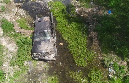 В Араратской области сорвался в реку автомобиль