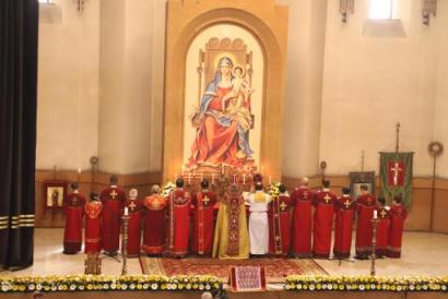 Մայր Աթոռից Արաբկիրի Սուրբ Խաչ եկեղեցի էր բերվել Քրիստոսի Խաչափայտի մասունքը