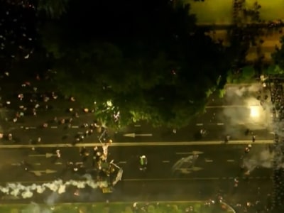 Protesters build barricades in Tbilisi, police use rubber bullets, other special measures