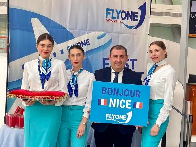 Авиакомпания FLYONE ARMENIA начала выполнение полетов по направлению Ереван- Ницца- Ереван