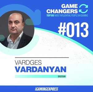 «Դիջիթեյնի» հիմնադիր Վարդգես Վարդանյանը՝ iGaming ոլորտի 100 ամենաազդեցիկ մարդկանց ցանկում