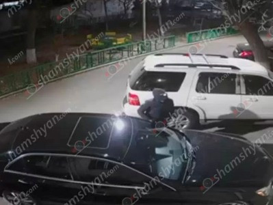 Շենգավիթում մեկ գիշերվա ընթացքում մի քանի ավտոմեքենաներ են թալանել. տեսախցիկը արձանագրել է այդ պահը