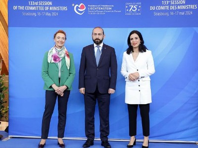 Armenia FM in Strasbourg, attending Council of Europe ministerial committee session