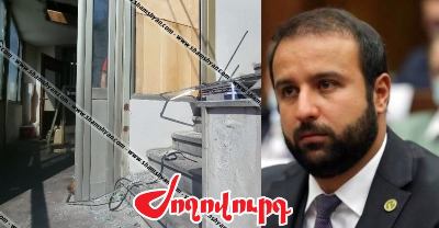 «Ժողովուրդ». Հայտնի է ԱԺ պատգամավոր Հայկ Սարգսյանի ընտանիքին պատկանող խանութի պայթյունի գործով կասկածյալի անունը