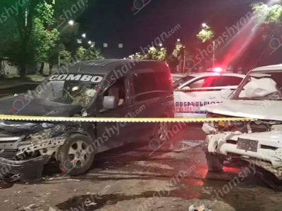 Խոշոր վթար Երևանում. 5 վիրավորների մեջ կան երեխաներ, այդ թվում 2 տարեկան աղջնակ