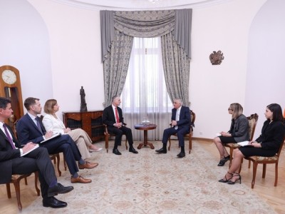 Mher Grigoryan, Louis Bono discuss process of normalizing Armenia-Azerbaijan relations