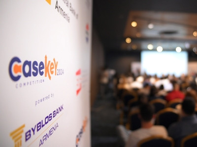 Welcome to CaseKey 2024. Byblos Bank Armenia firmly stands by future innovators