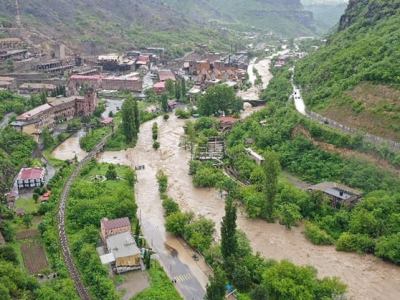 Heavy rains cause flooding in Armenia’s north, killing one and destroying infrastructure