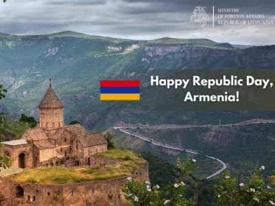 Lithuania FM: Our firm support to Armenia's sovereign, resilient, hopeful future