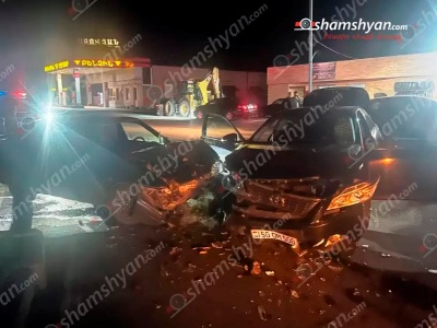 Կոտայքի մարզում բախվել են «Toyota»-ն ու «LADA»-ն, կա վիրավոր. վարորդներից մեկը եղել է ոչ սթափ