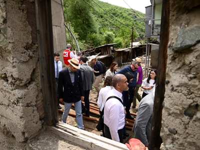 Diplomatic corps, international organizations’ representatives in Armenia visit flood disaster zone (PHOTOS)