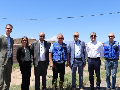 EU European External Action Service official visits Armenia’s Yeraskh village, Yeghegnadzor city