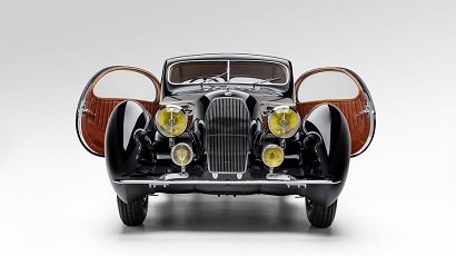 1938 Talbot-Lago T150 C Lago Spéciale Teardrop Coupé sports car to be auctioned off