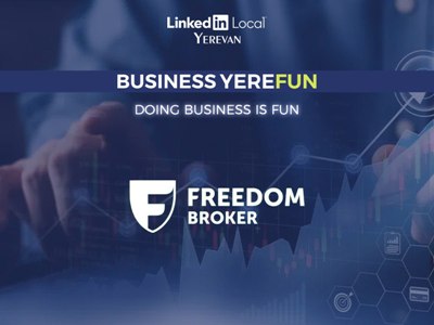 Freedom Broker Armenia-ն միջազգային ընկերությունների բաժնետոմսեր կնվիրի Business YereFun միջոցառման հաղթողներին
