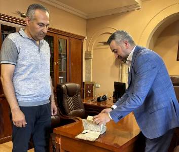 Արմատներով ջավախքցին Մատենադարանին է ընծայաբերել իր ընտանեկան մասունքը՝ 1789թ. նկարազարդ Ավետարան