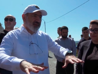 Armenia PM inspects major repair work of Tatev-Aghvani interstate motorway (VIDEO)