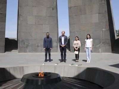 Austria MP visits Armenian Genocide Memorial in Yerevan