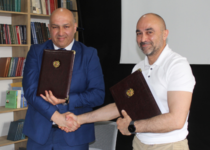 Amio Era. Memorandum was signed with the Armenian National Agrarian University