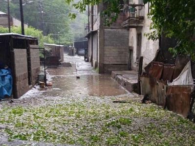 В результате града только в сфере сельского хозяйства Горис понес убытки в размере 196 млн драмов